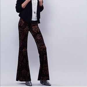Free People Velvet Flares